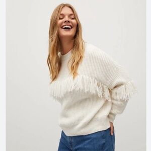 Fringes Knit Sweater from Mango